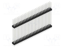 Connector: pin strips; pin header; male; PIN: 54; 2.54mm; THT; 2x27