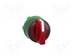 Switch: rotary; Stabl.pos: 2; 22mm; red; Illumin: LED; IP66; Pos: 3