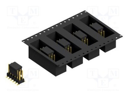 Connector: pin strips; pin header; male; PIN: 12; 2.54mm; SMT; 2x6