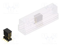 Connector: pin strips; pin header; male; PIN: 8; 2.54mm; SMT; 2x4