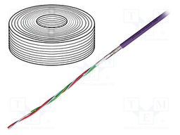 Wire: data transmission; chainflex® CFBUS.PUR; 2x0,05mm2; PUR