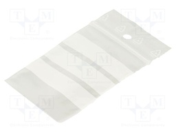 Self-seal bag; L: 60mm; Width: 40mm; Thick: 50um; polyetylene