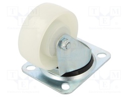 Transport wheel; Ø: 80mm; W: 32mm; H: 105mm; torsional; 150kg