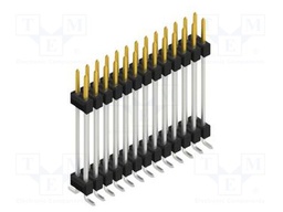 Connector: pin strips; pin header; male; PIN: 26; 2.54mm; SMT; 2x13