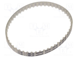 Timing belt; T5; W: 6mm; H: 2.2mm; Lw: 250mm; Tooth height: 1.2mm