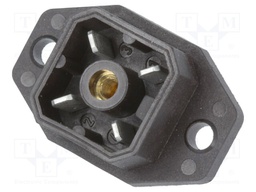 Connector: square; Series: G; socket; male; PIN: 4; tinned; IP65; 50V