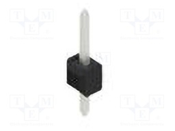 Connector: pin strips; pin header; male; PIN: 1; 2.54mm; THT; 1x1