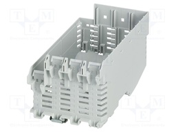 Enclosure base; grey; UL94V-0; ME-IO 75,2; for DIN rail mounting