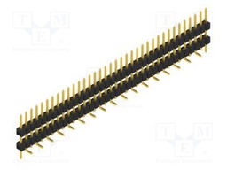 Connector: pin strips; pin header; male; PIN: 36; 2.54mm; SMT; 1x36