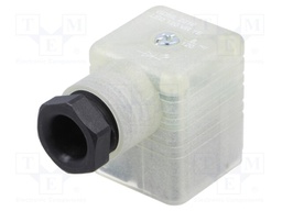 Connector: valve connector; plug; form A; 18mm; female; PIN: 3; 8A