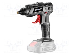 Tool: hot melt glue gun; battery; 18VDC; 160÷210°C; 2kW; 3min; 11mm
