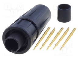 Connector: circular; Series: EN2; plug; male; soldering; for cable