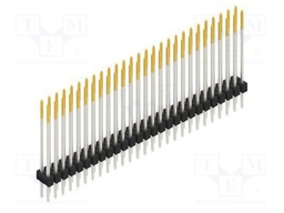 Connector: pin strips; pin header; male; PIN: 54; 2.54mm; THT; 2x27