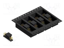 Connector: pin strips; pin header; male; PIN: 16; 2mm; SMT; 2x8; 100V