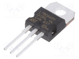 IC: voltage regulator; fixed; 8V; 1.5A; TO220; THT; Package: tube