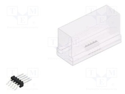Connector: pin strips; pin header; male; PIN: 5; 1.27mm; SMT; 1x5
