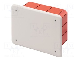 Enclosure: junction box; X: 186mm; Y: 156mm; Z: 74mm; technopolymer