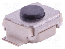 Microswitch TACT; SPST-NO; Pos: 2; 0.05A/12VDC; SMD; 1.57N; round