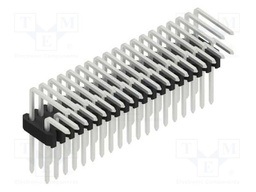 Connector: pin strips; pin header; male; PIN: 38; 1.27mm; THT; 2x19