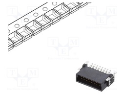 Connector: PCB to PCB; male; PIN: 16; 1.27mm; -55÷125°C; UL94V-0