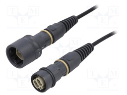 Connector: fiber optic; patchcord; PIN: 2; multi mode duplex (MM)