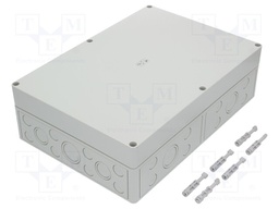Enclosure: multipurpose; X: 254mm; Y: 361mm; Z: 111mm; TK PS; grey