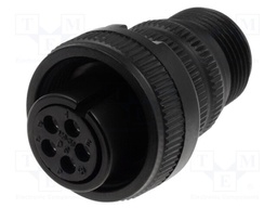 Connector: circular; Series: DS/MS; plug; female; PIN: 5; for cable
