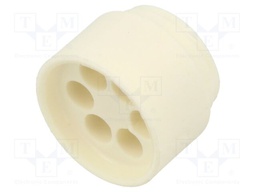 Insert for gland; with thread NPT; Size: NPT1/2"; Holes no: 6; 4mm