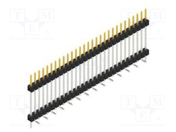 Connector: pin strips; pin header; male; PIN: 29; 2.54mm; SMT; 1x29