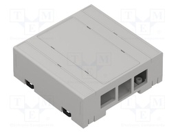 Enclosure: for computer; Raspberry Pi 4; light grey; X: 89.4mm