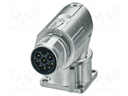 Connector: M17; socket; M17 PRO; PIN: 8; 60V; 8A; IP67; crimped