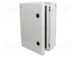 Enclosure: wall mounting; X: 252mm; Y: 352mm; Z: 142mm; ABS; grey