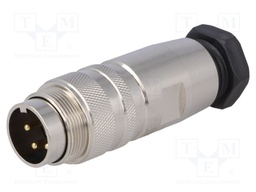 Connector: M16; male; for cable; IP67; plug; soldering; 250V; PIN: 4