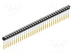 Connector: pin strips; pin header; male; PIN: 32; 2.54mm; THT; 1x32