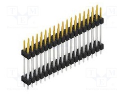 Connector: pin strips; pin header; male; PIN: 36; 2.54mm; THT; 2x18