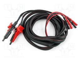 Test leads; Len: 10m; banana plug 4mm x2,aligator clip; 2pcs.