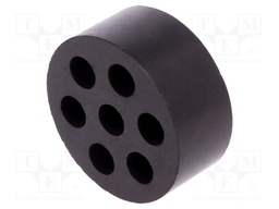 Insert for gland; with metric thread; Size: M50; IP54; Holes no: 7