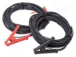 Test acces: set of test leads; 200A; black,red; 15m