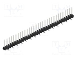 Connector: pin strips; pin header; male; PIN: 31; 2.54mm; SMT; 1x31