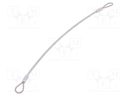 Retaining cable; Plating: PVC; Mat: stainless steel; 200mm