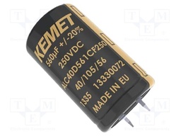 Capacitor: electrolytic