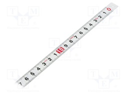 Ruler; L: 3m; Width: 13mm; flexible,self-adhesive