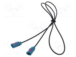 Cable; 1m; Fakra female,both sides; Car brand: universal