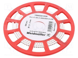 Markers for cables and wires; 1.3÷3mm; PVC; -30÷80°C; leaded