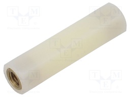 Screwed spacer sleeve; cylindrical; polyamide; M8; 60mm
