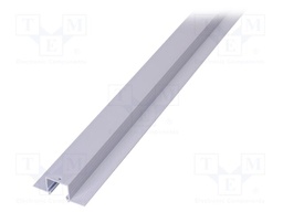 Profiles for LED modules; recessed; white; L: 1m; aluminium