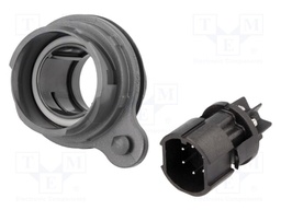 Connector: circular; socket; male; PIN: 6; Buccaneer 7000; UL94V-0