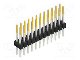 Connector: pin strips; pin header; male; PIN: 24; 2.54mm; THT; 2x12