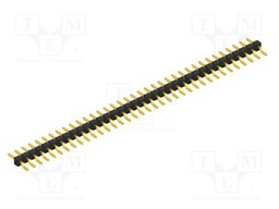 Connector: pin strips; pin header; male; PIN: 36; 2.54mm; SMT; 1x36