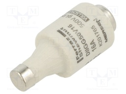 Fuse: fuse; gG; 16A; 500VAC; 500VDC; industrial; DII